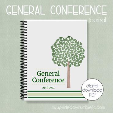 October 2023 General Conference Packet, Study Journal and Notebook for LDS  General Conference, Printable Conference Note-taking Kit 