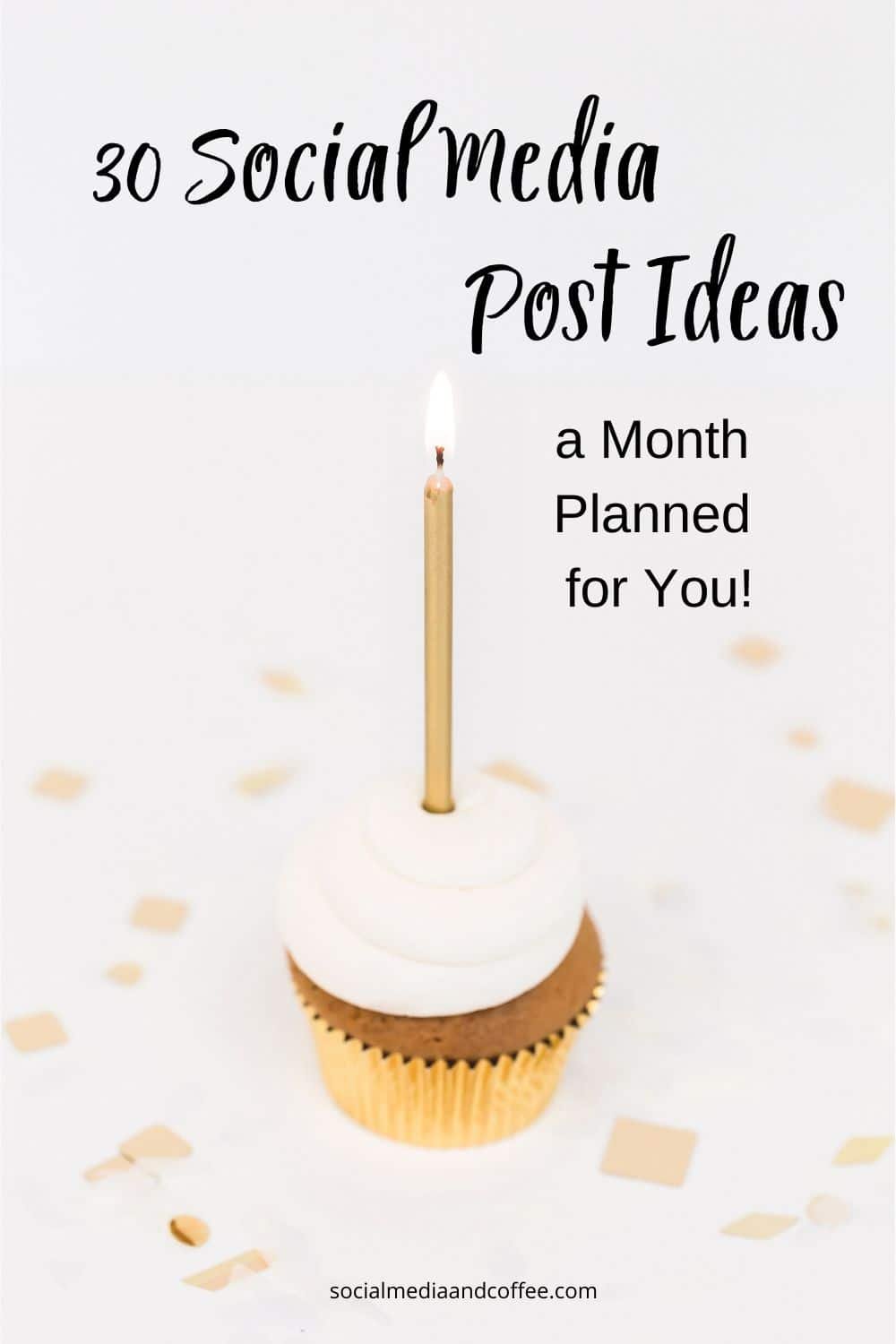 30 Social Media Post Ideas - a Month Planned for You! | Social media marketing | online business | Facebook | Instagram | Twitter | blog | blogging | small business | #onlinebusiness #marketing #Facebook #socialmedia #Instagram #Twitter #blog #blogging