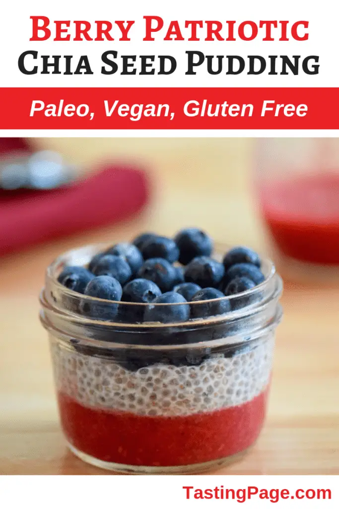 Recipe for vegan chia seed pudding
