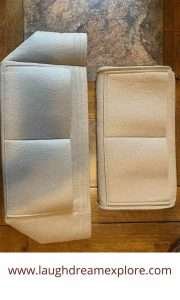 how to organize your purse with pouches