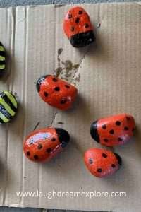 Ladybug tic tac toe