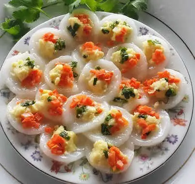 vegan banh beo chay