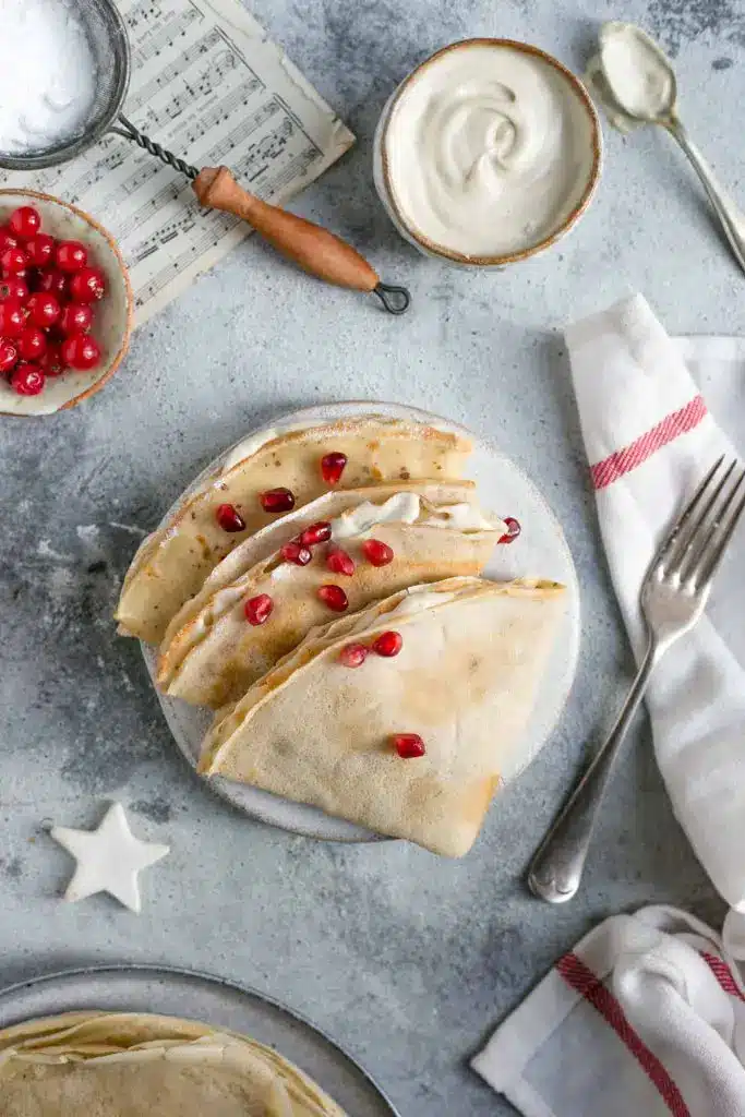vegan french crepes