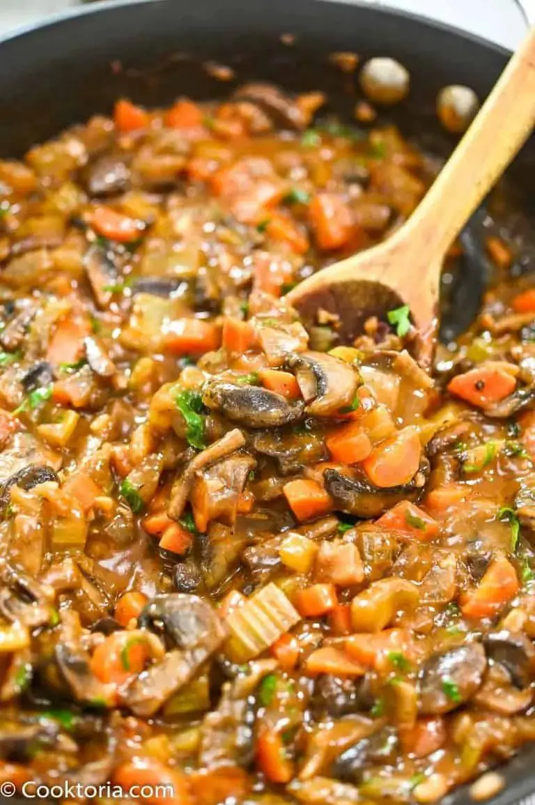 vegan Mushroom Bourguignon