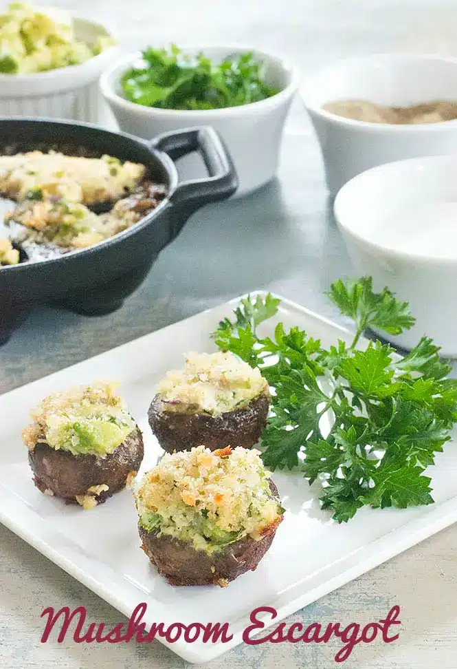vegan escargot