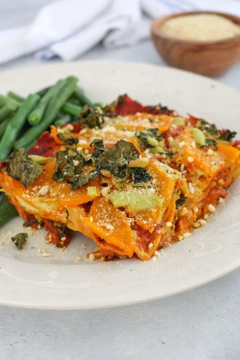 vegan butternut squash lasagna