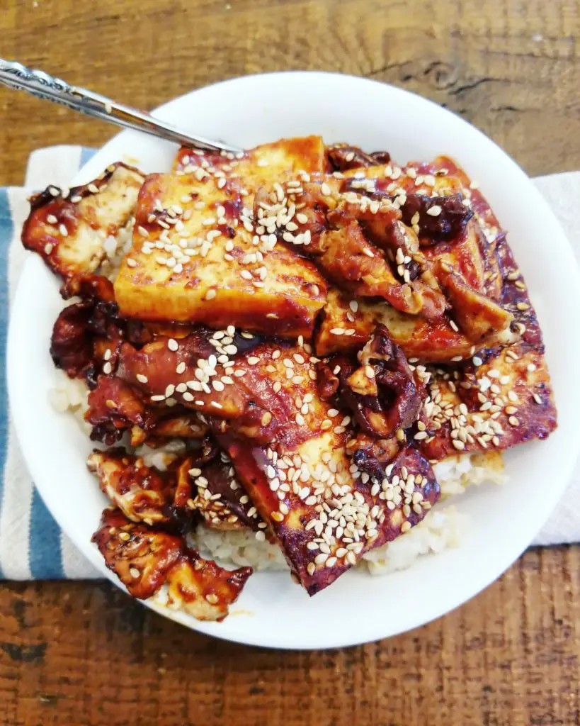 vegan korean bbq tofu