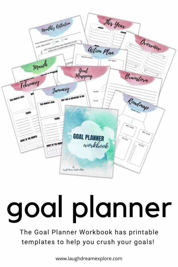 Goal setting printables