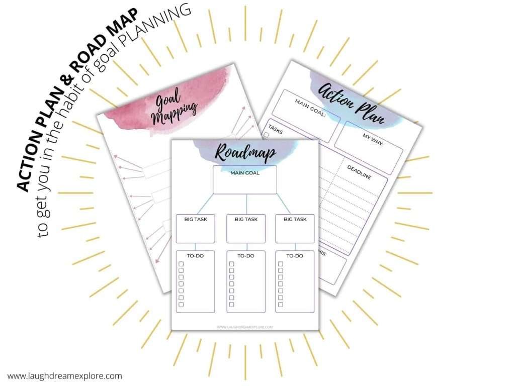 goal planner workbook printables