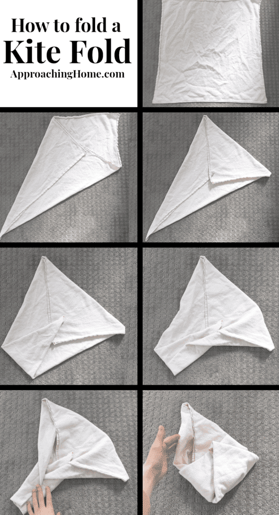 folding a kite fold cloth diaper