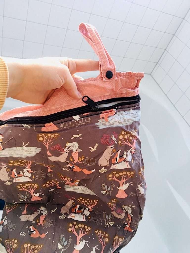 zippered wet bag