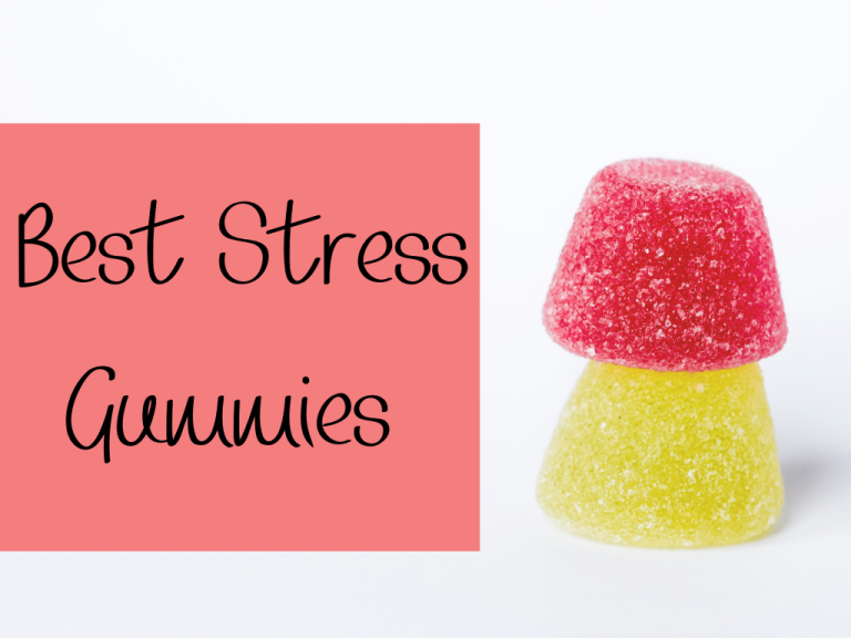 two gummy vitamins stacked on top of one another