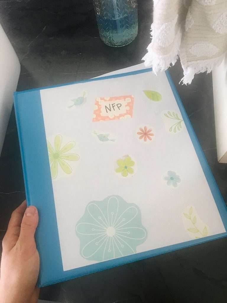 Natural family planning binder