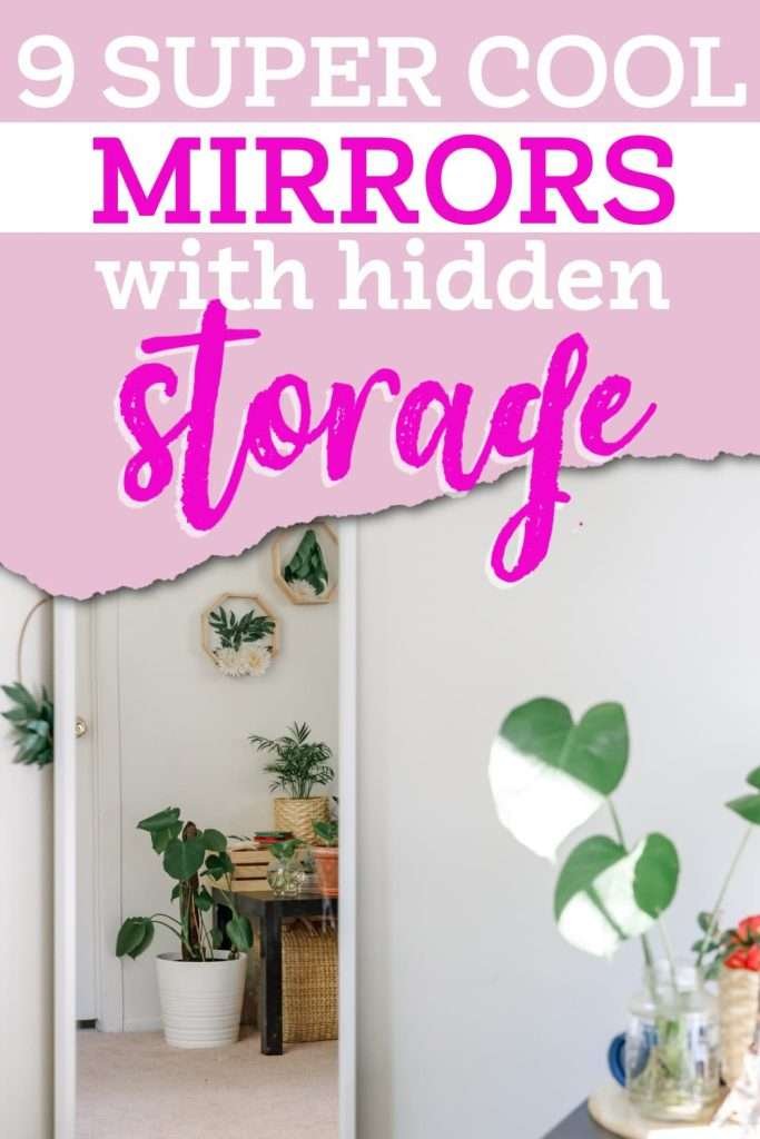 Mirrors with storage