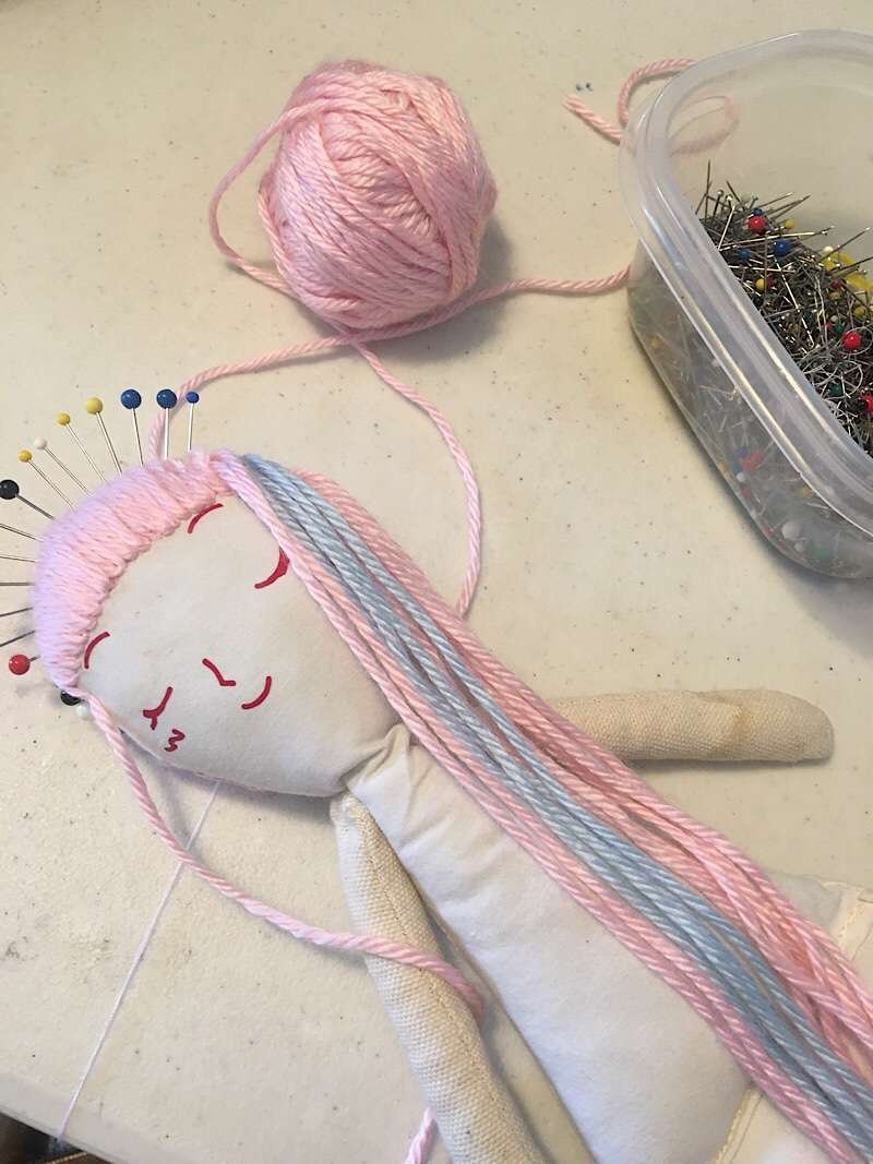 doll hair pins