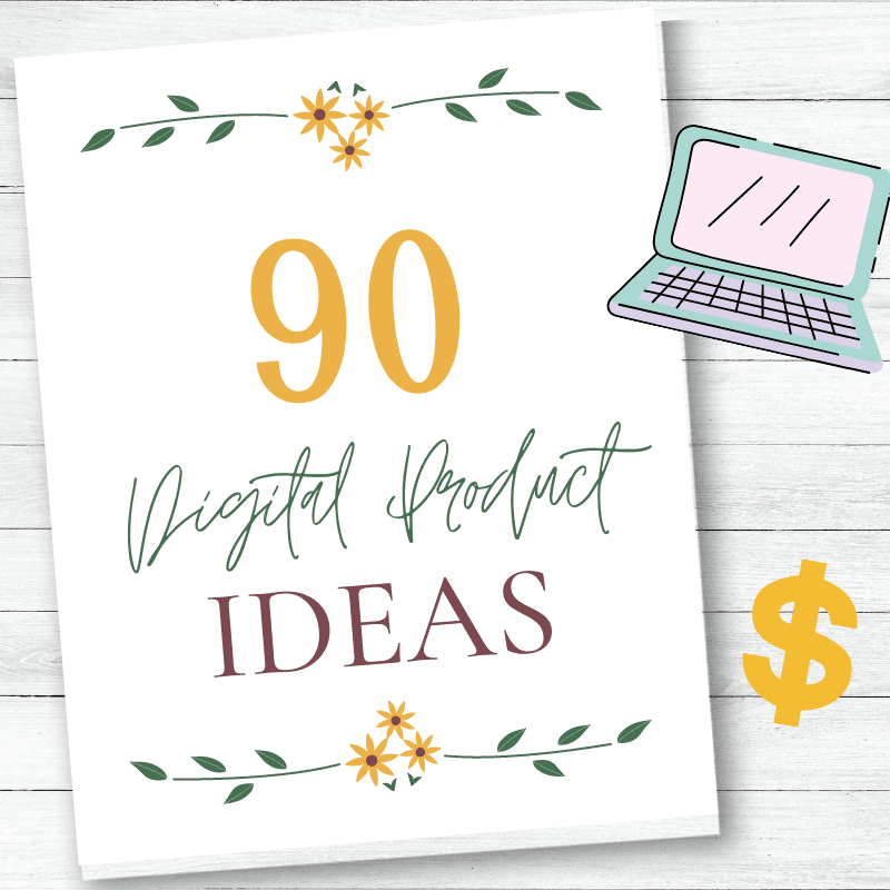 90 digital product ideas pdf image