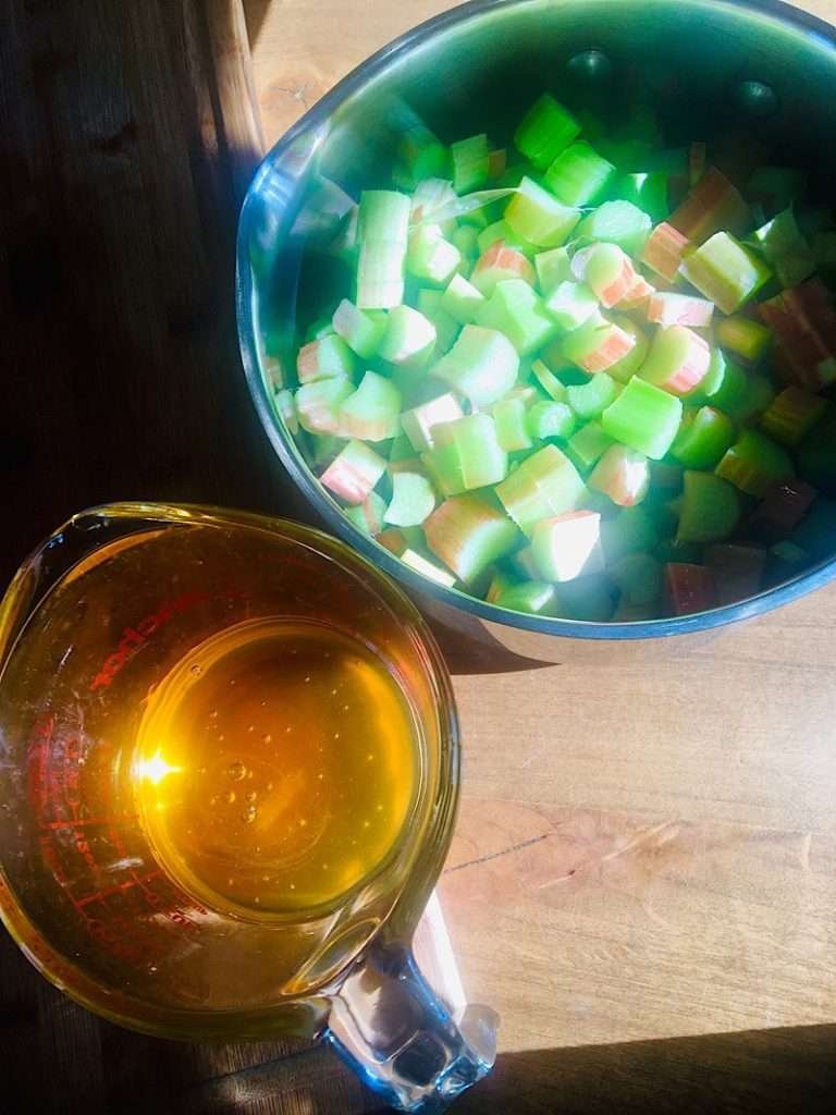 Honey and Rhubarb