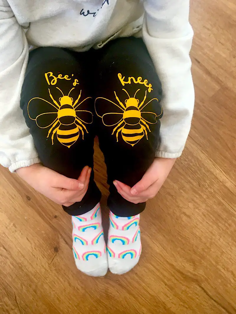 The Bees Knees - DIY Floral Tights