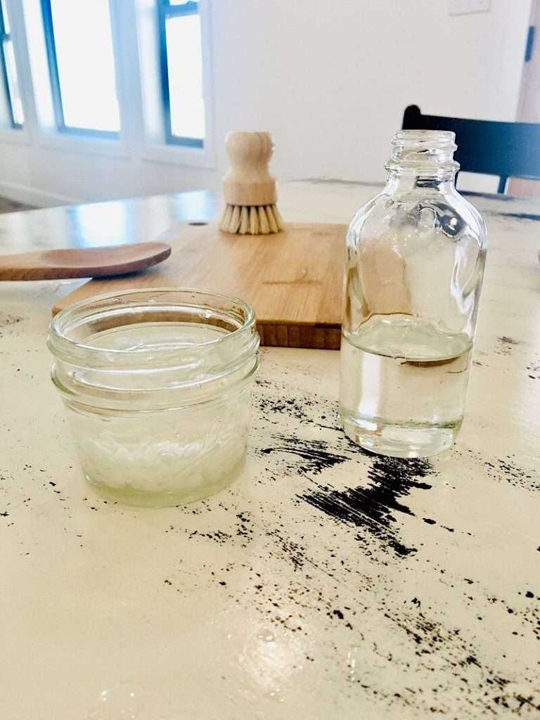 beeswax and mineral oil
