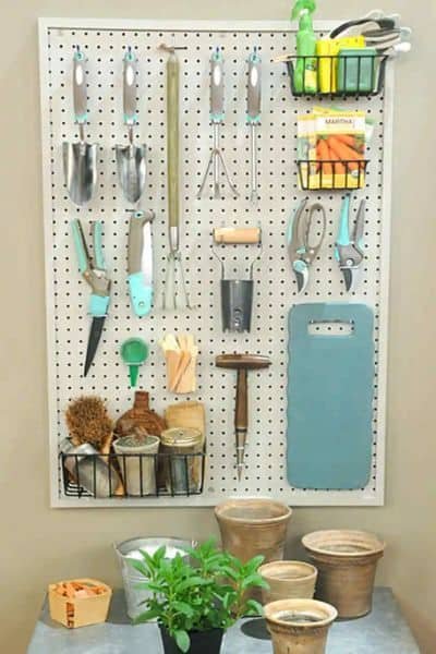 pegboard ideas for garden