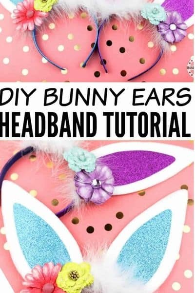 DIY EASTER GRASS BUNNY EARS HEADBAND