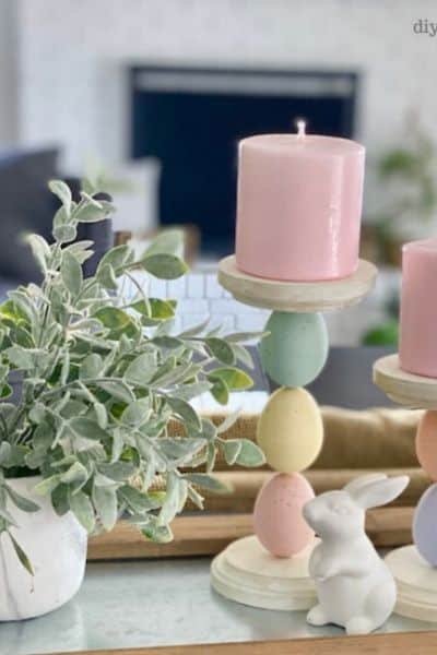 EASTER EGG CANDLEHOLDERS