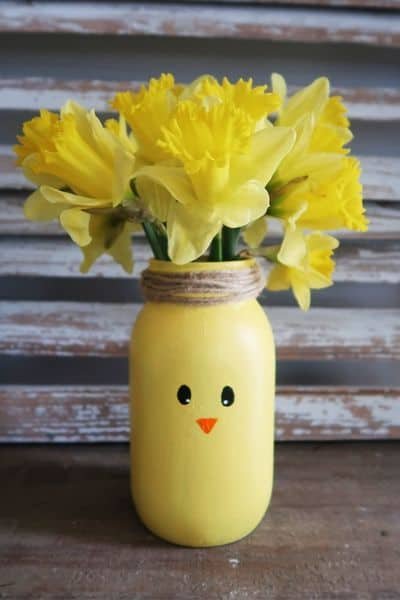 SPRING CHICK MASON JARS