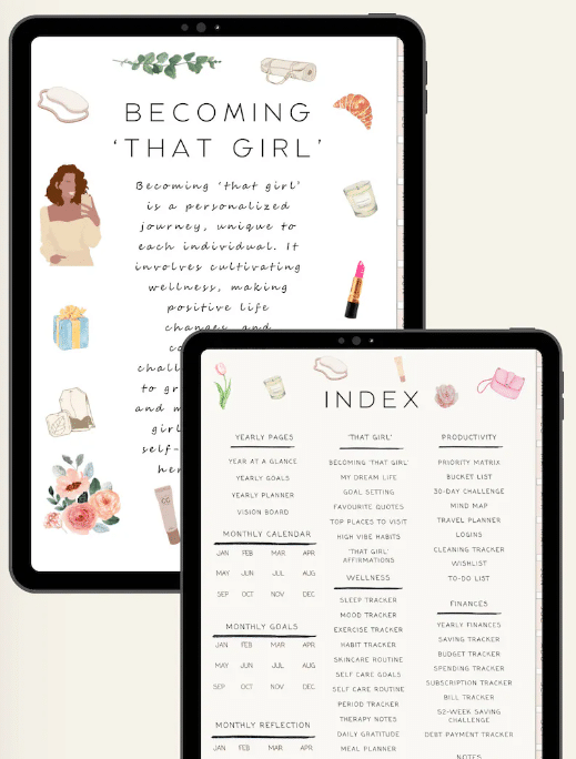 that girl digital planner