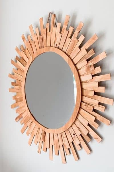 Popsicle Stick Mirror
