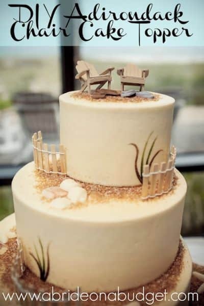 Popsicle Stick Cake Topper