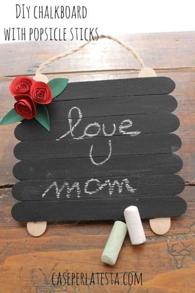 Popsicle Stick Memo Board