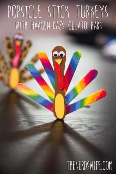 Popsicle Stick Turkeys