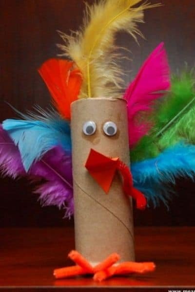 Toilet Paper Roll Turkeys