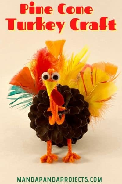 Pine Cone Feather Turkeys