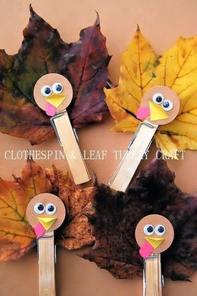 Clothespin Turkeys