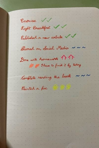 bullet journal keys