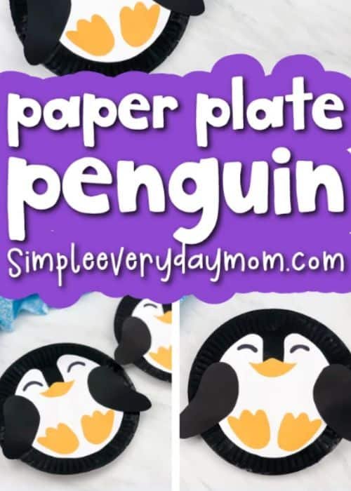 Penguin Paper Plate Craft