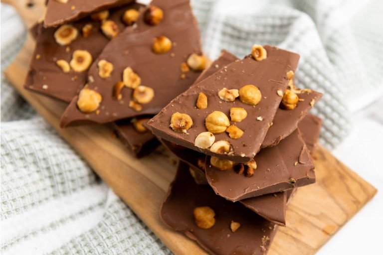 Chocolate Hazelnut Bark Easy 2 Ingredient Fall Dessert