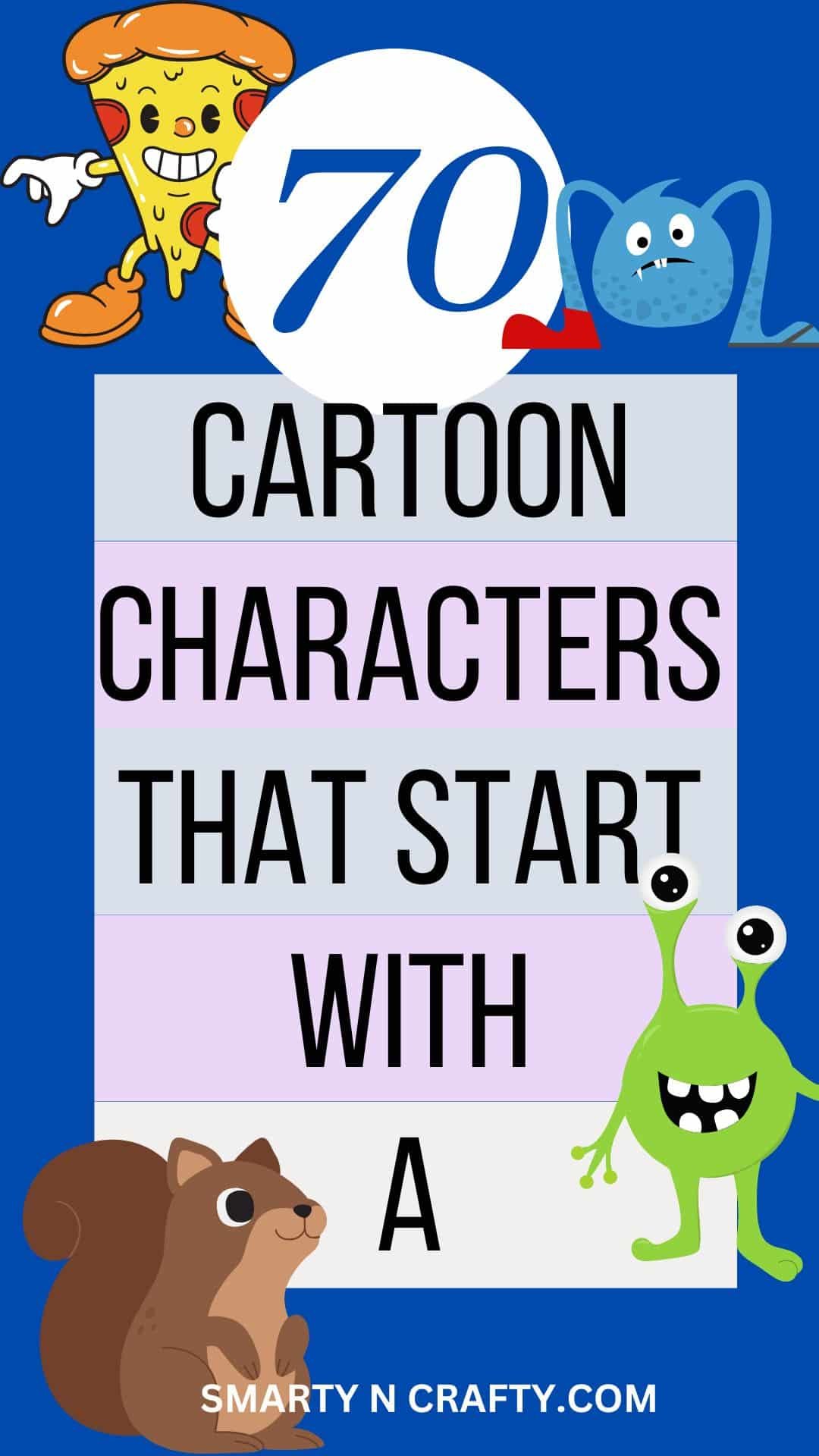 Cartoon Characters that Start with A