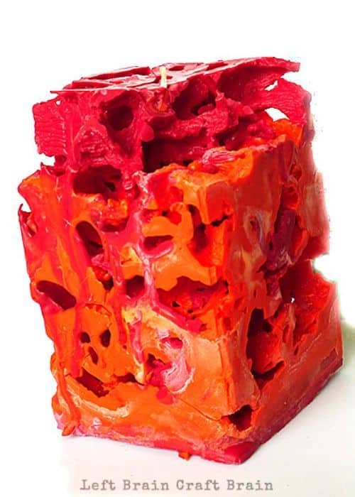 Crushed Ice Candles