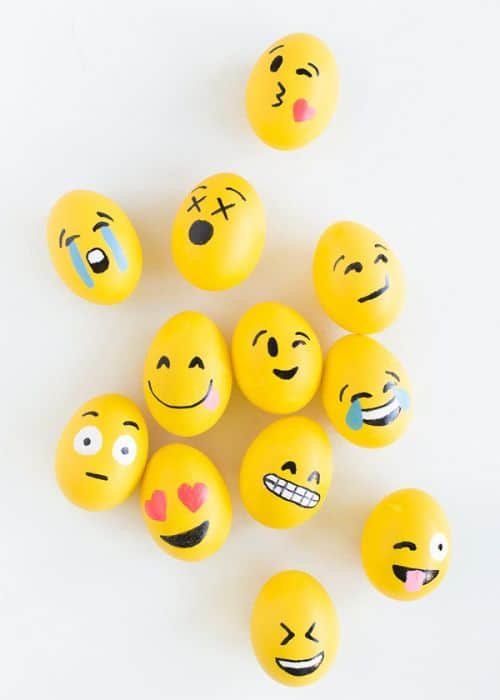 DIY Emoji Easter Eggs