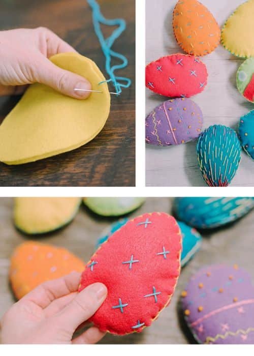 Easter Felt Eggs