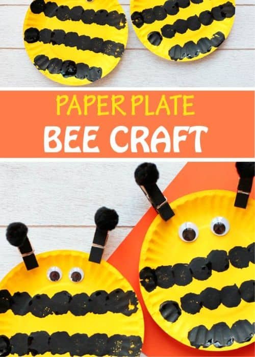 Paper Plate Bee