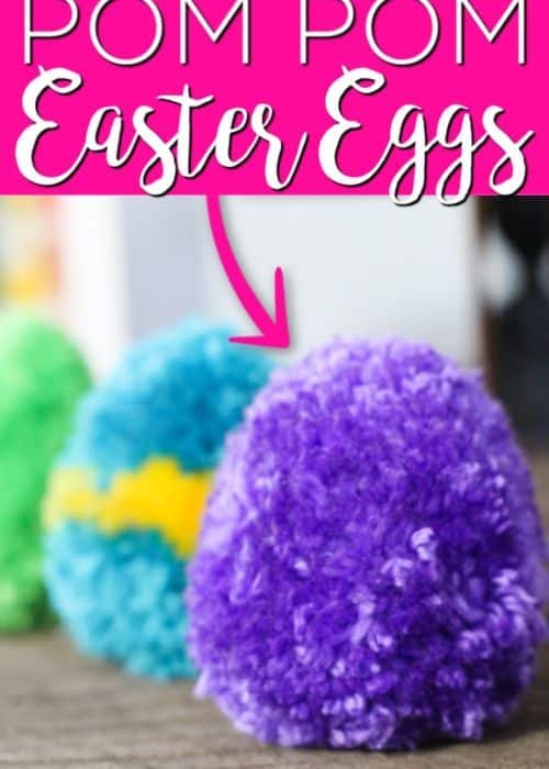 Pom-Pom Easter Eggs