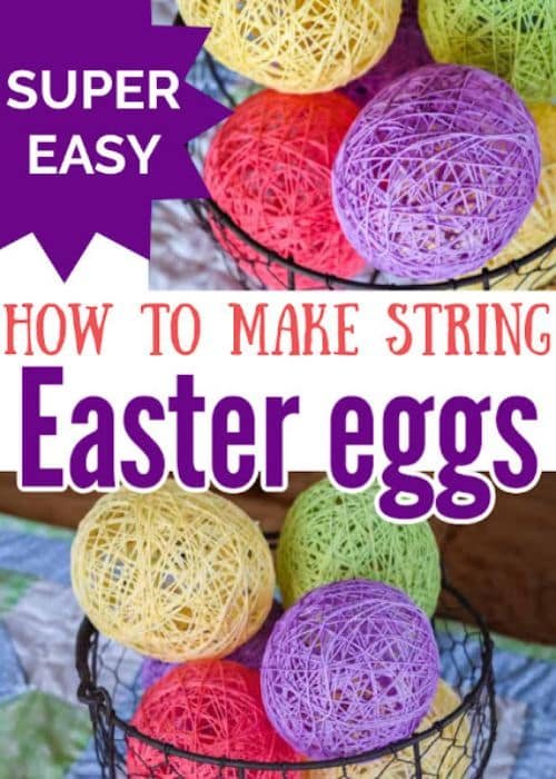 String Art Eggs