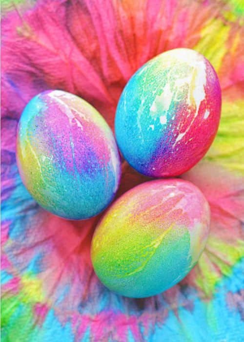 Tie-dye Easter Eggs