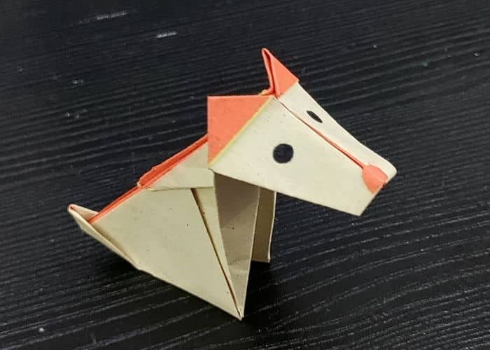 dog origami