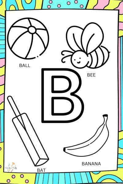 Letter B Preschool Worksheets