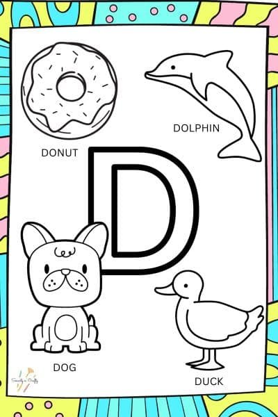 Letter D Preschool Worksheets