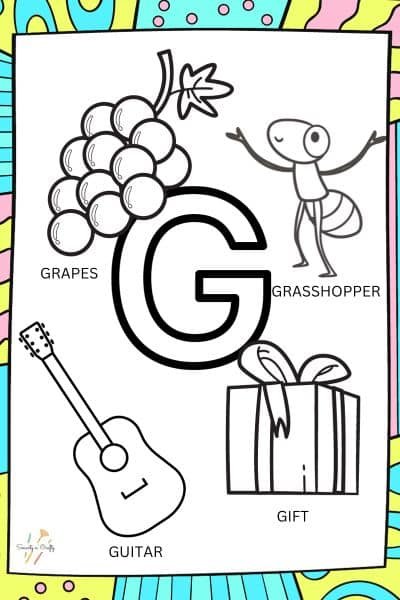 Letter G Preschool Worksheets